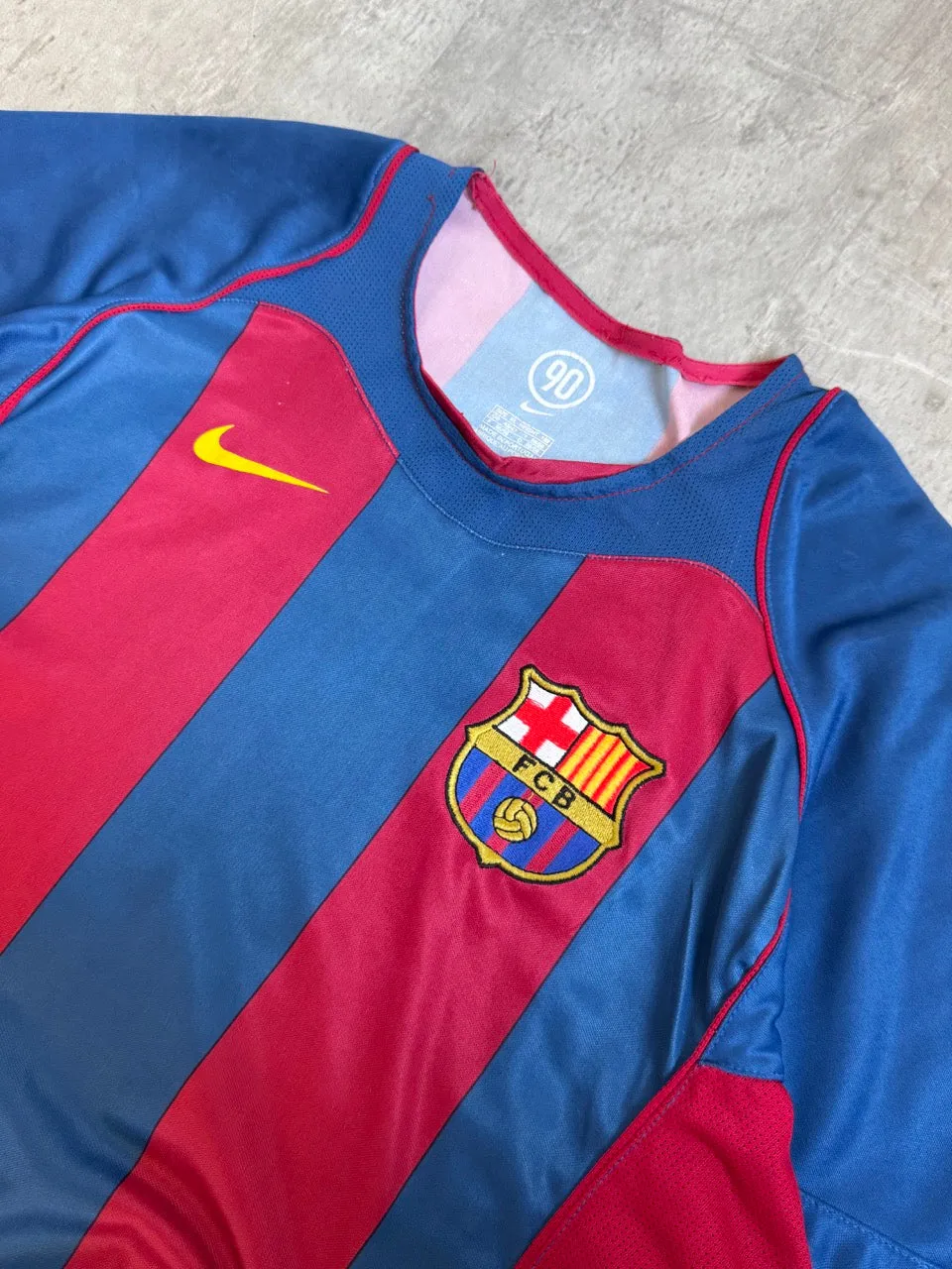 2002/2003 Barcelona x Nike Eto'o 9 Home Football Shirt