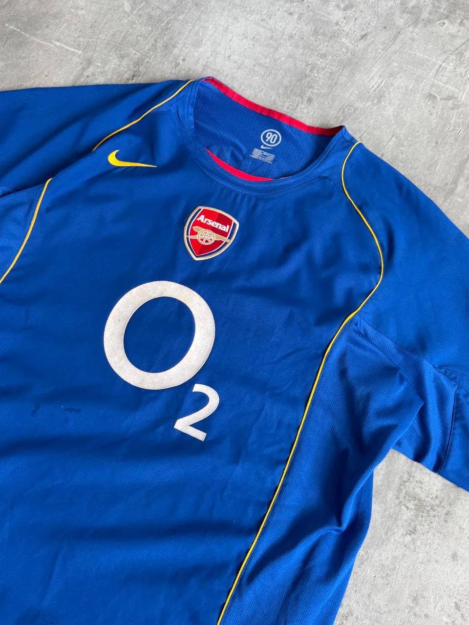 2004/2005 Arsenal x Nike Henry 14 Away Football Shirt