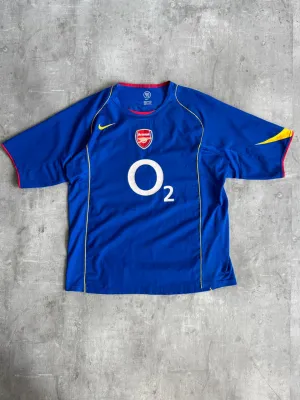 2004/2005 Arsenal x Nike Henry 14 Away Football Shirt