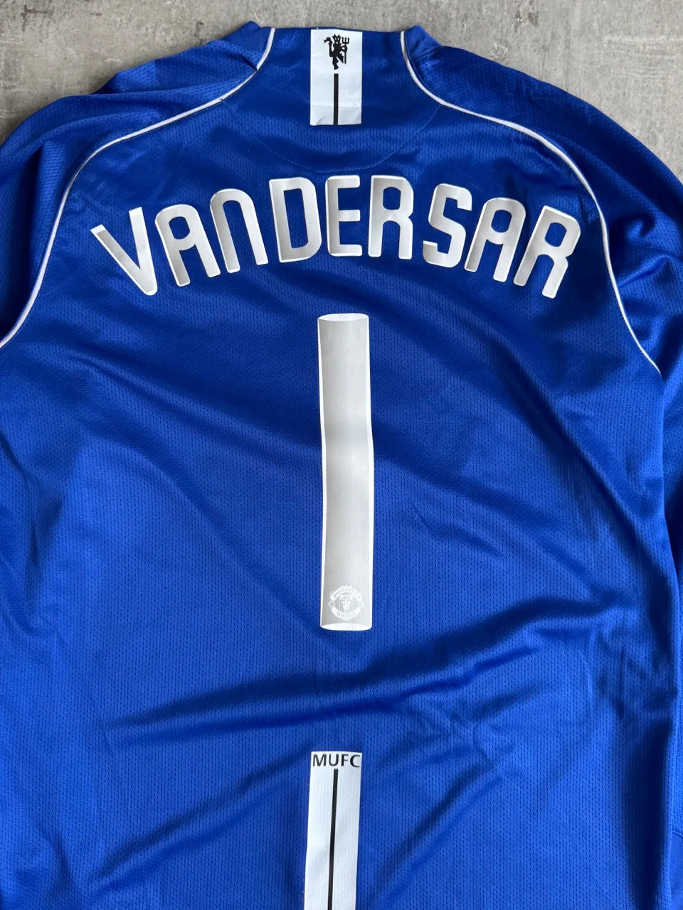 2007/2008 Manchester United x Nike Van Der Sar 1 Goalkeeper Football Shirt