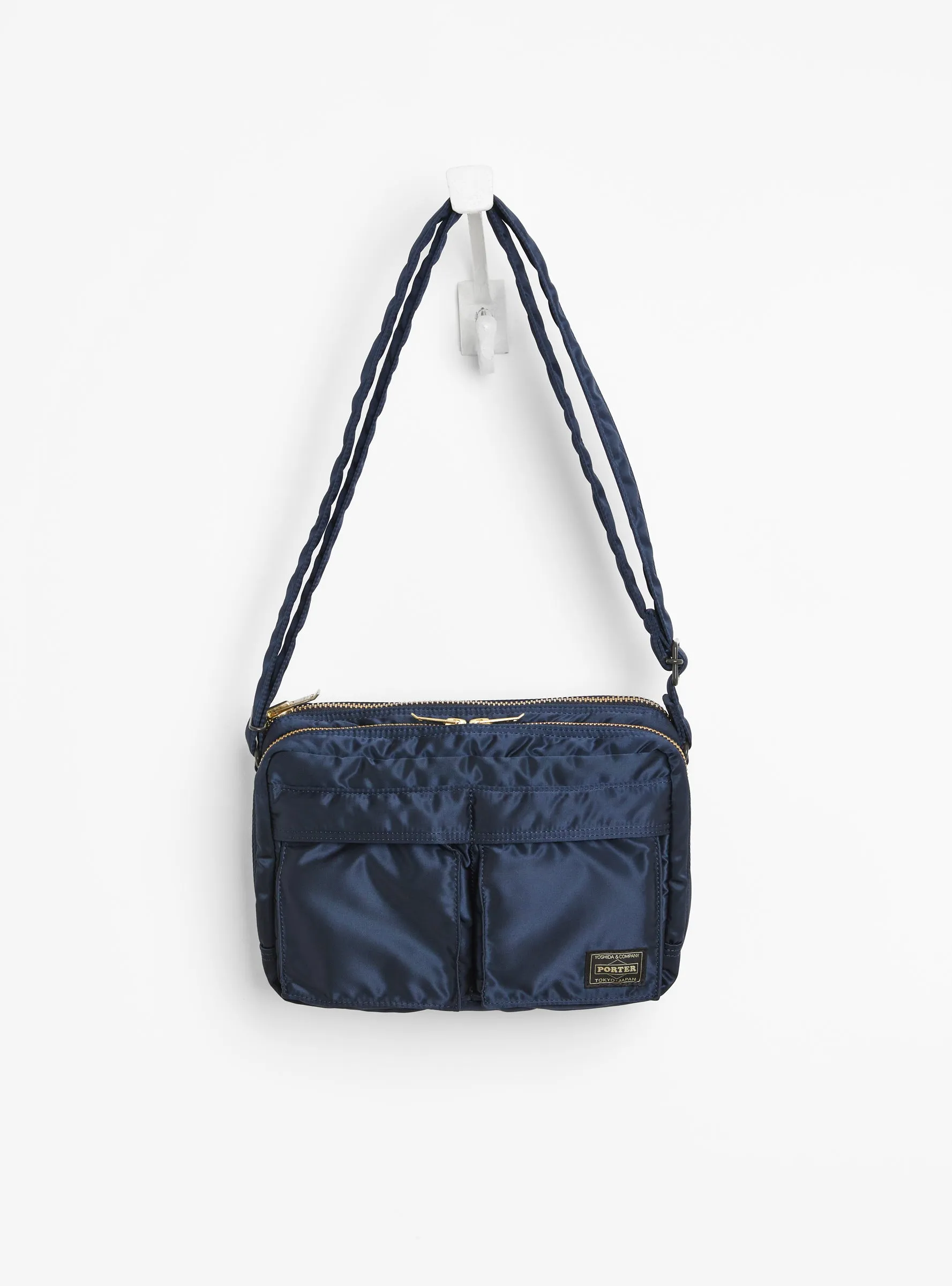 Bio-Nylon TANKER Sling Bag w/ Zip Navy