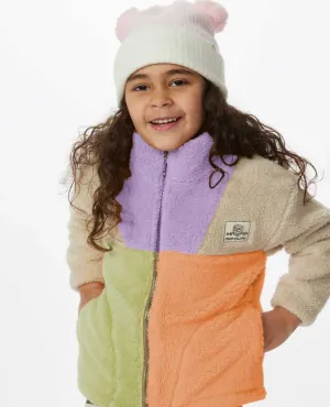 Block Party Polar Fleece Girl Lilac