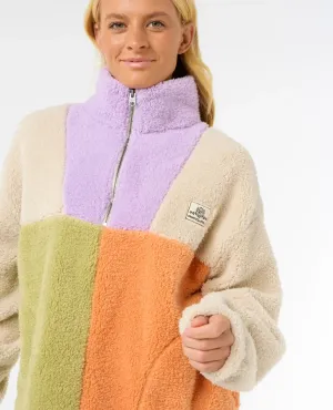 Block Party Polar Fleece Lilac