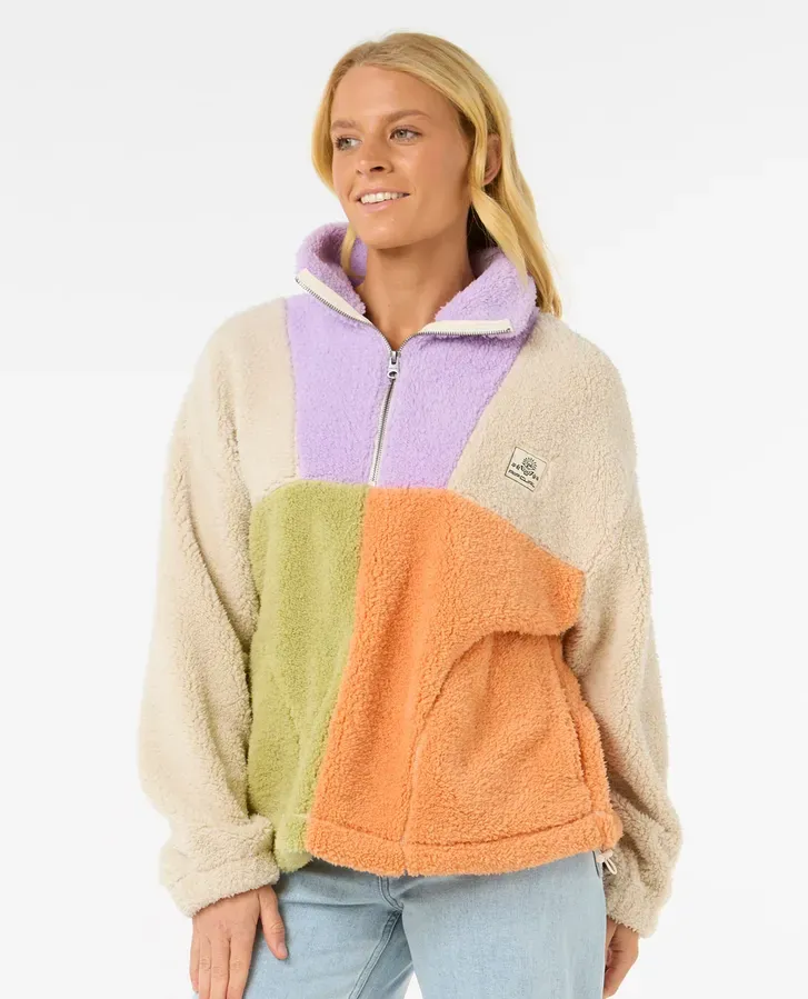 Block Party Polar Fleece Lilac