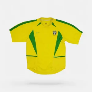 Brazil Nike Home 2002-2004 Jersey (M)