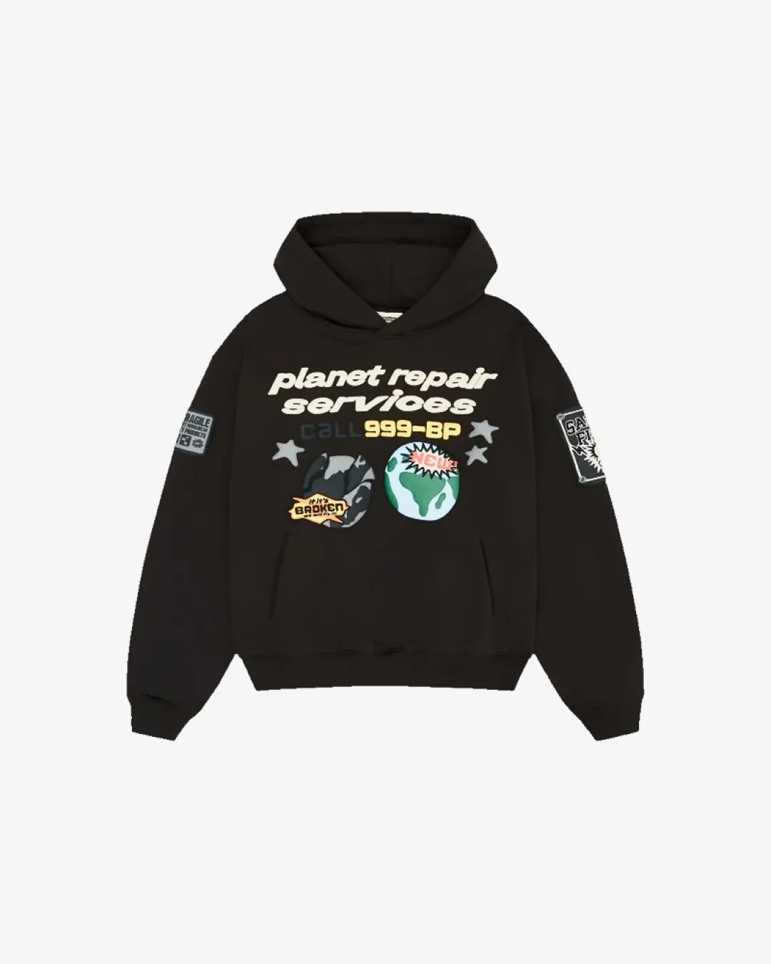 Broken Planet 'Planet Repair Services' Black Hoodie