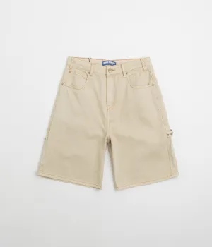 Butter Goods Rivet Denim Shorts - Bone