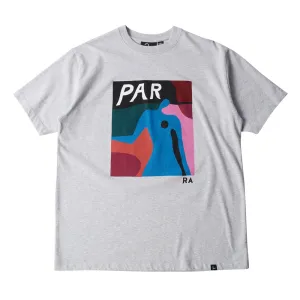 BY PARRA GHOST CAVES T-SHIRT // HEATHER GREY