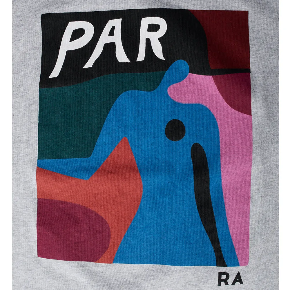 BY PARRA GHOST CAVES T-SHIRT // HEATHER GREY