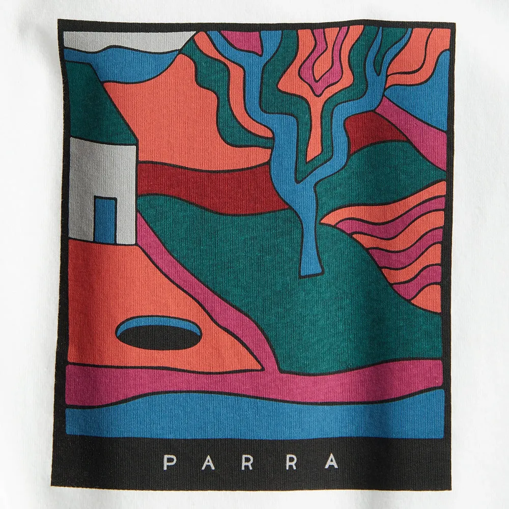 BY PARRA HOLE IN THE YARD T-SHIRT // WHITE
