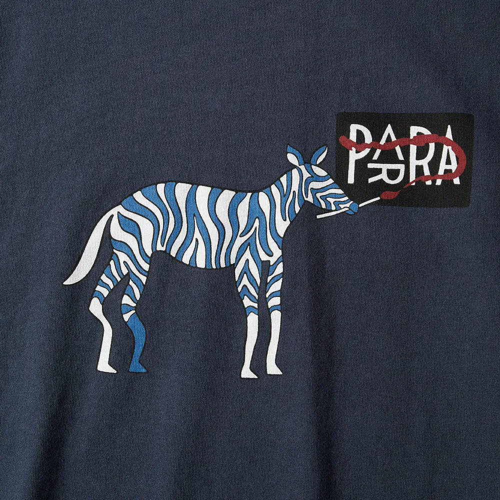 BY PARRA NO PARRA EVER T-SHIRT // NAVY BLUE