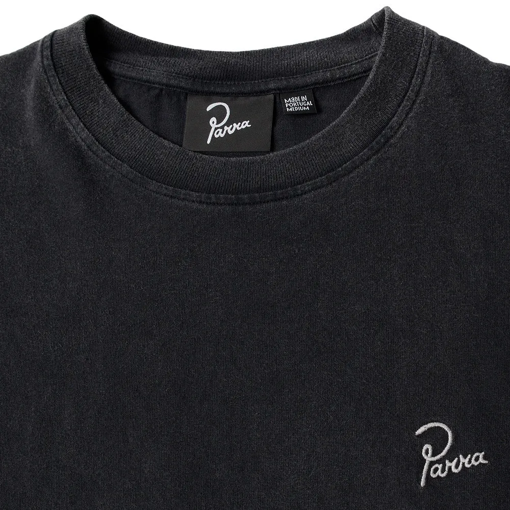 BY PARRA SIGNATURE T-SHIRT // WASHED BLACK