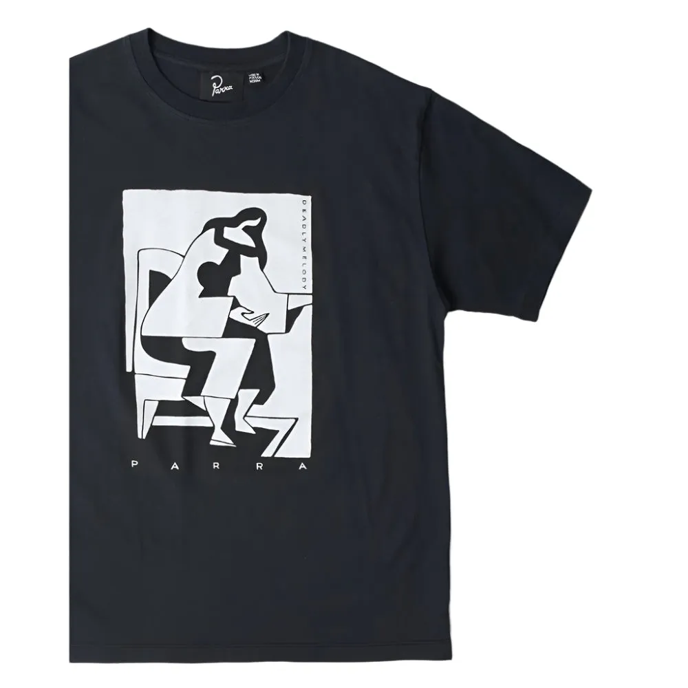 BY PARRA THE CONFESSION T-SHIRT // WASHED BLACK