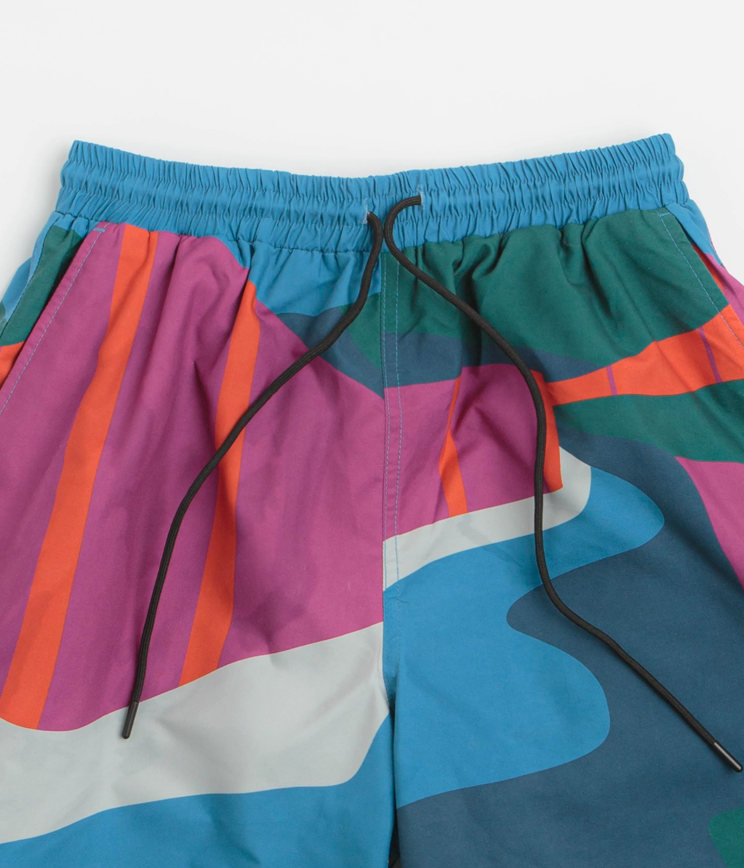 by Parra The Festival Fence Swim Shorts - Blue