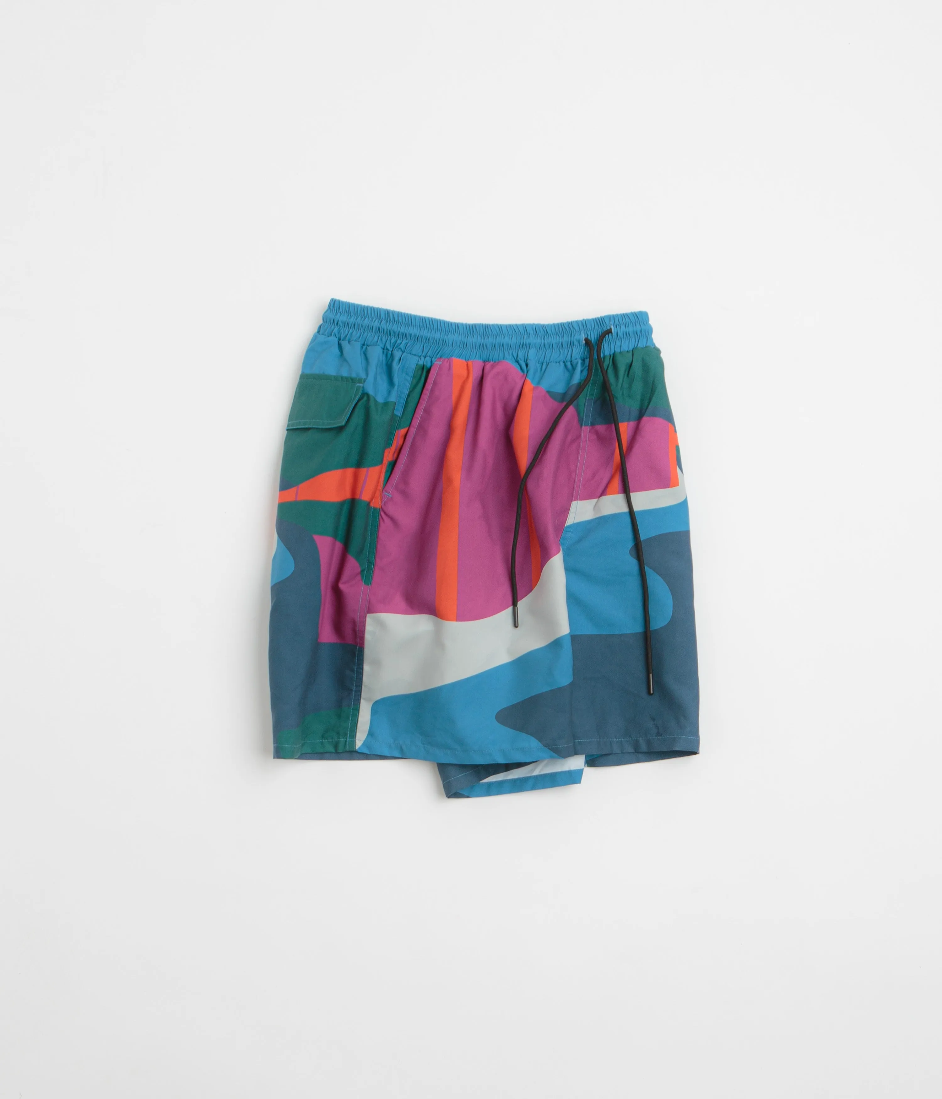 by Parra The Festival Fence Swim Shorts - Blue