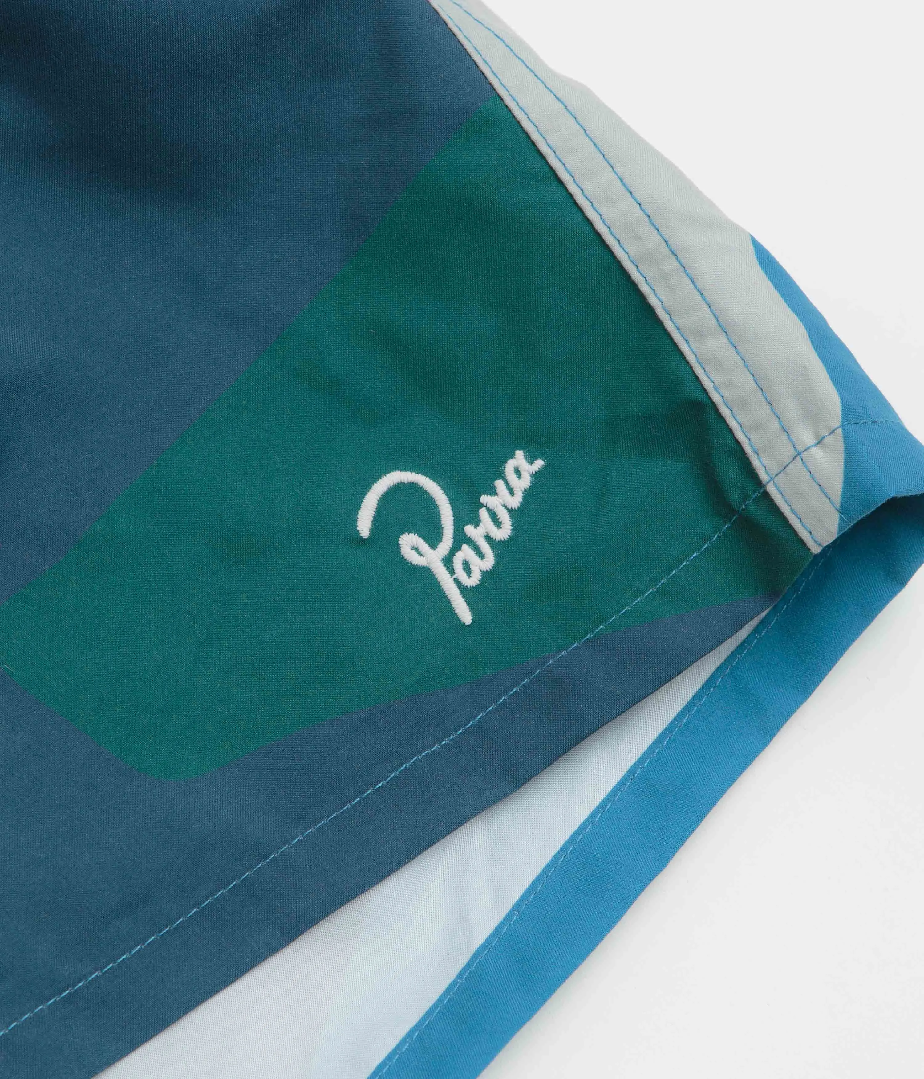 by Parra The Festival Fence Swim Shorts - Blue