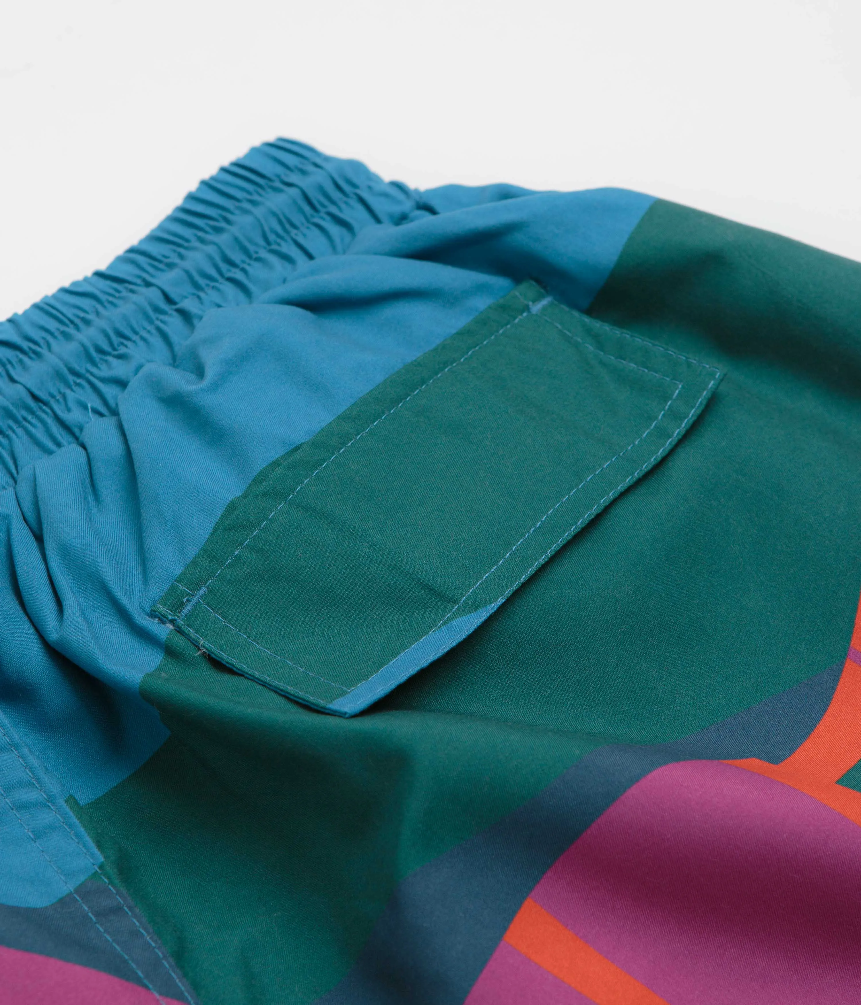 by Parra The Festival Fence Swim Shorts - Blue