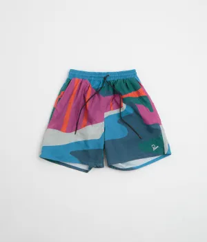 by Parra The Festival Fence Swim Shorts - Blue