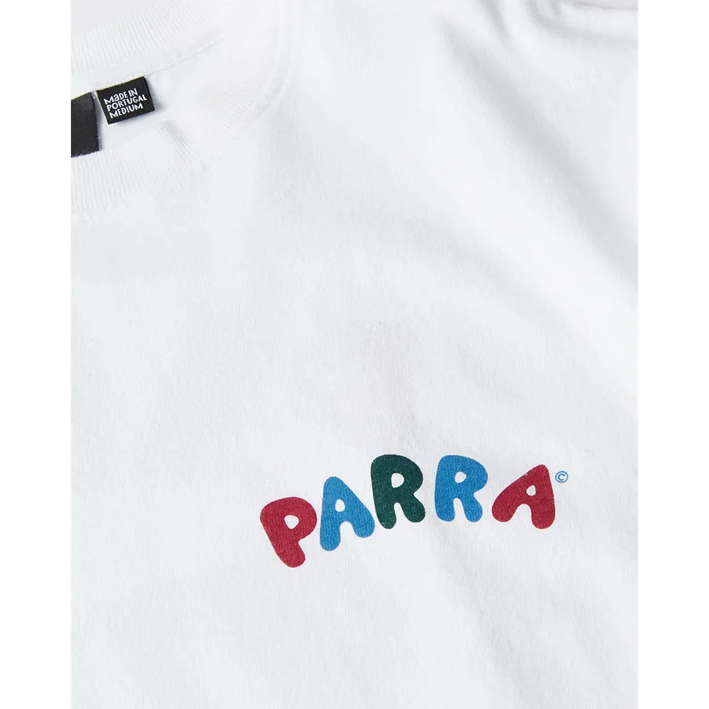 BY PARRA THIS DAMN CHAIR T-SHIRT // WHITE