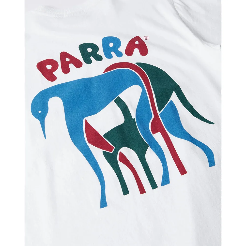 BY PARRA THIS DAMN CHAIR T-SHIRT // WHITE