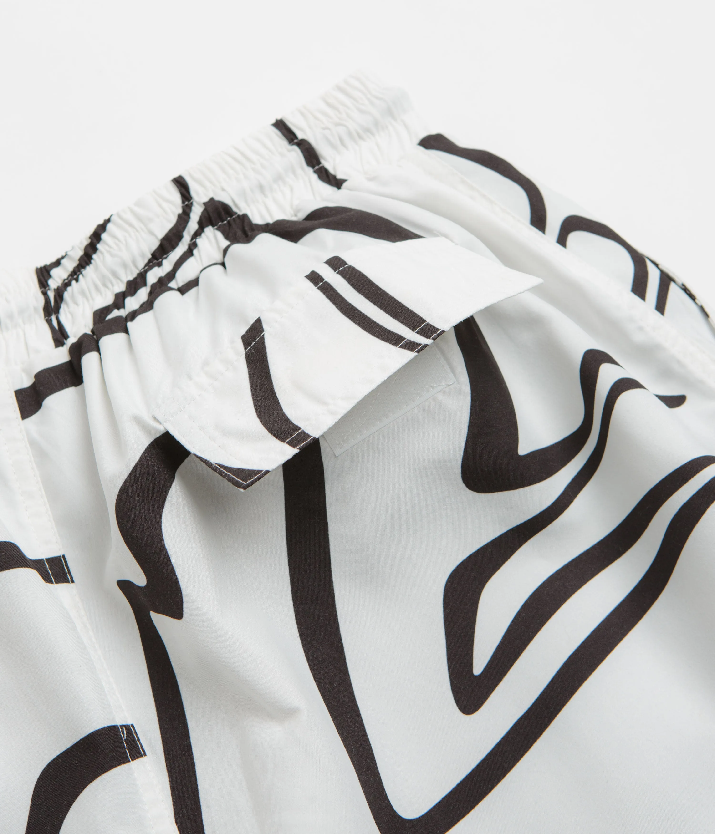 by Parra Yoga Walks Swim Shorts - White
