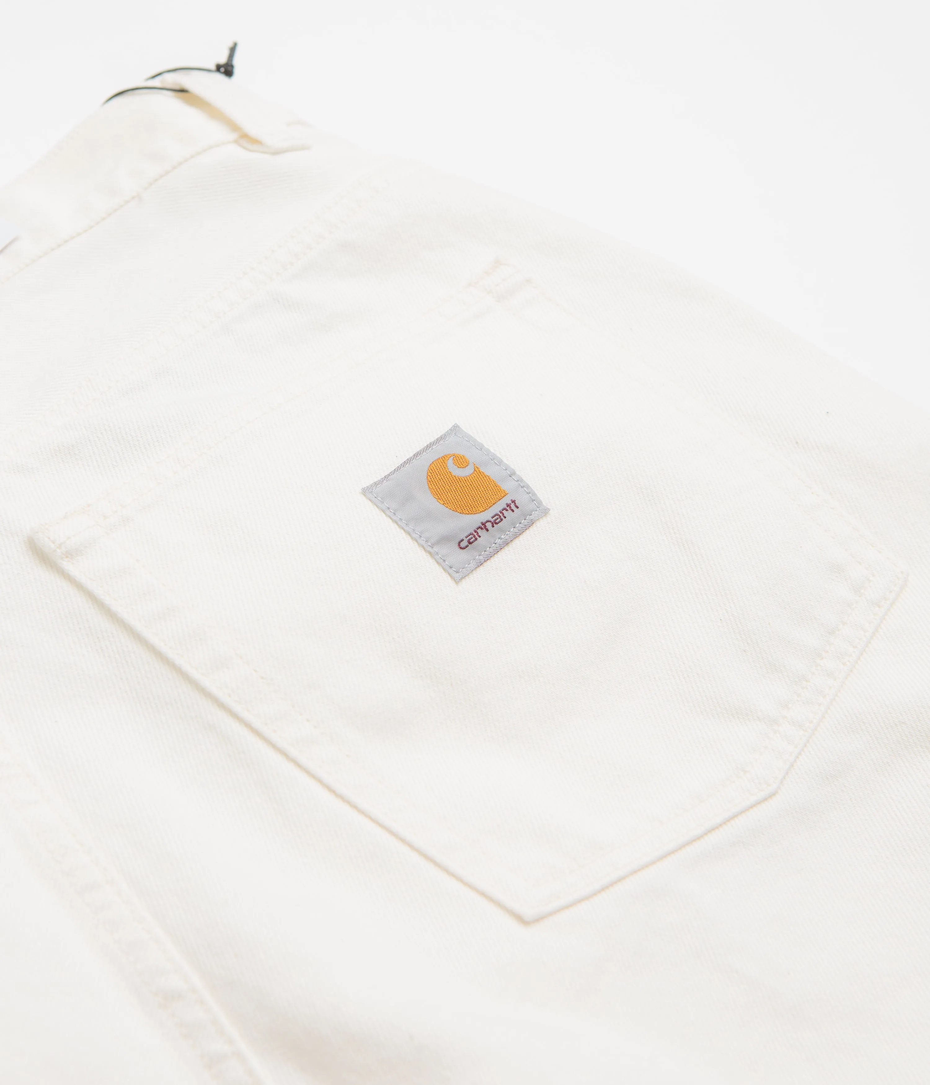 Carhartt Brandon Shorts - White Rinsed
