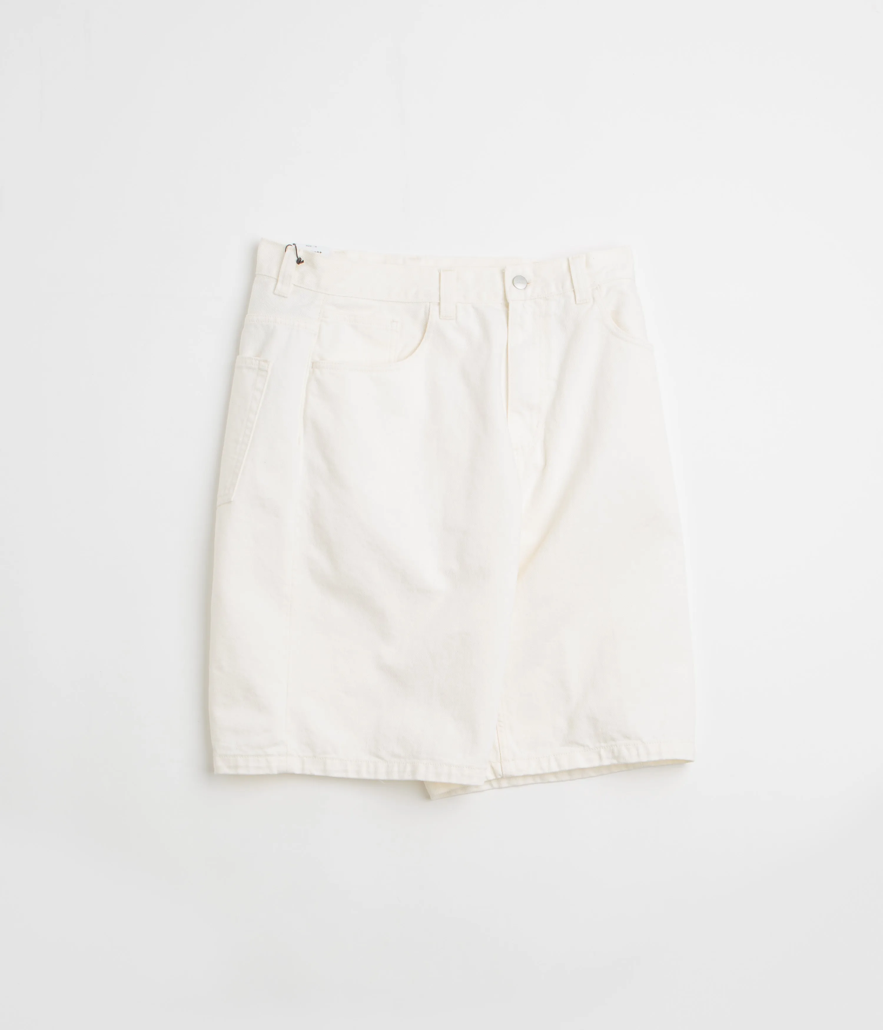 Carhartt Brandon Shorts - White Rinsed