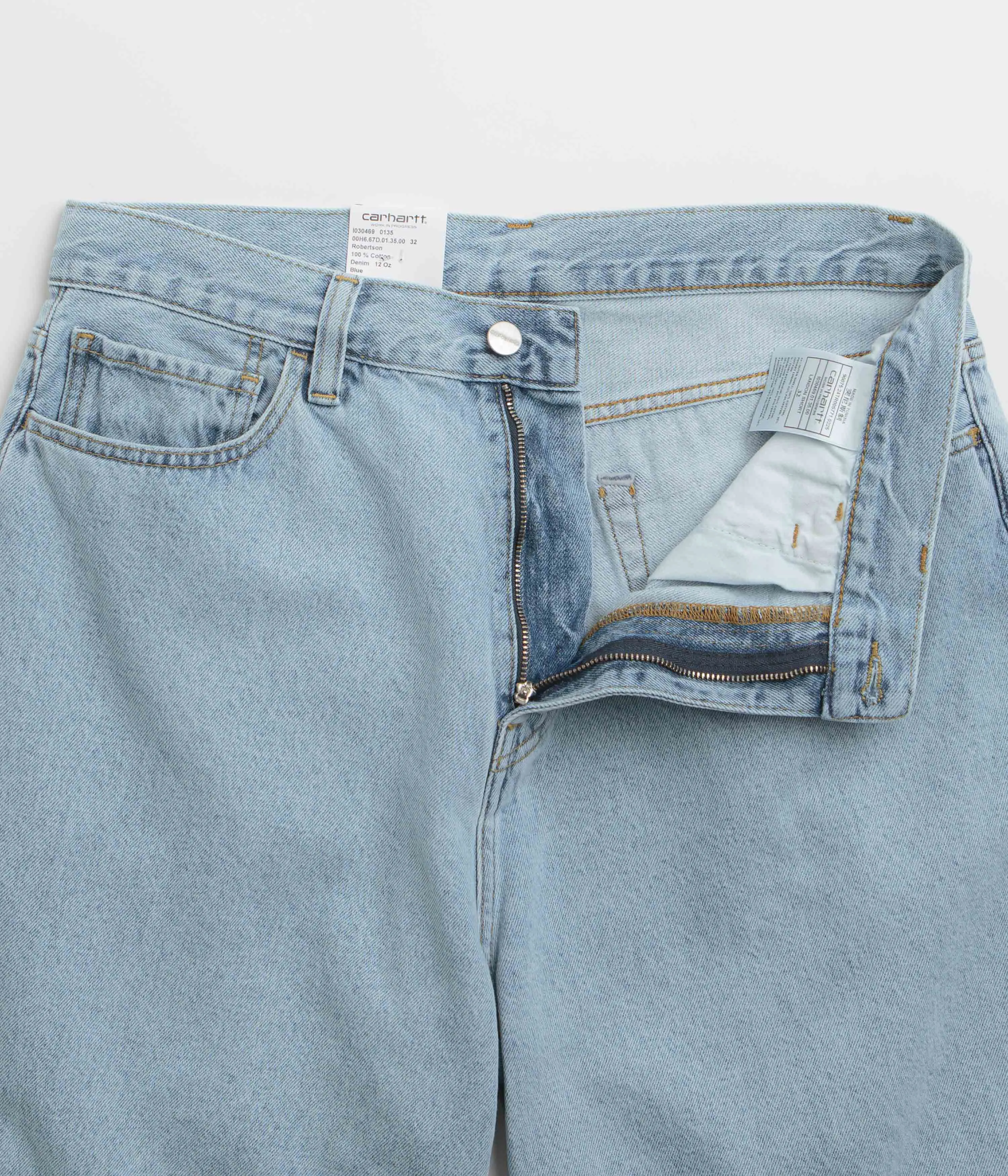 Carhartt Landon Shorts - Blue Bleached