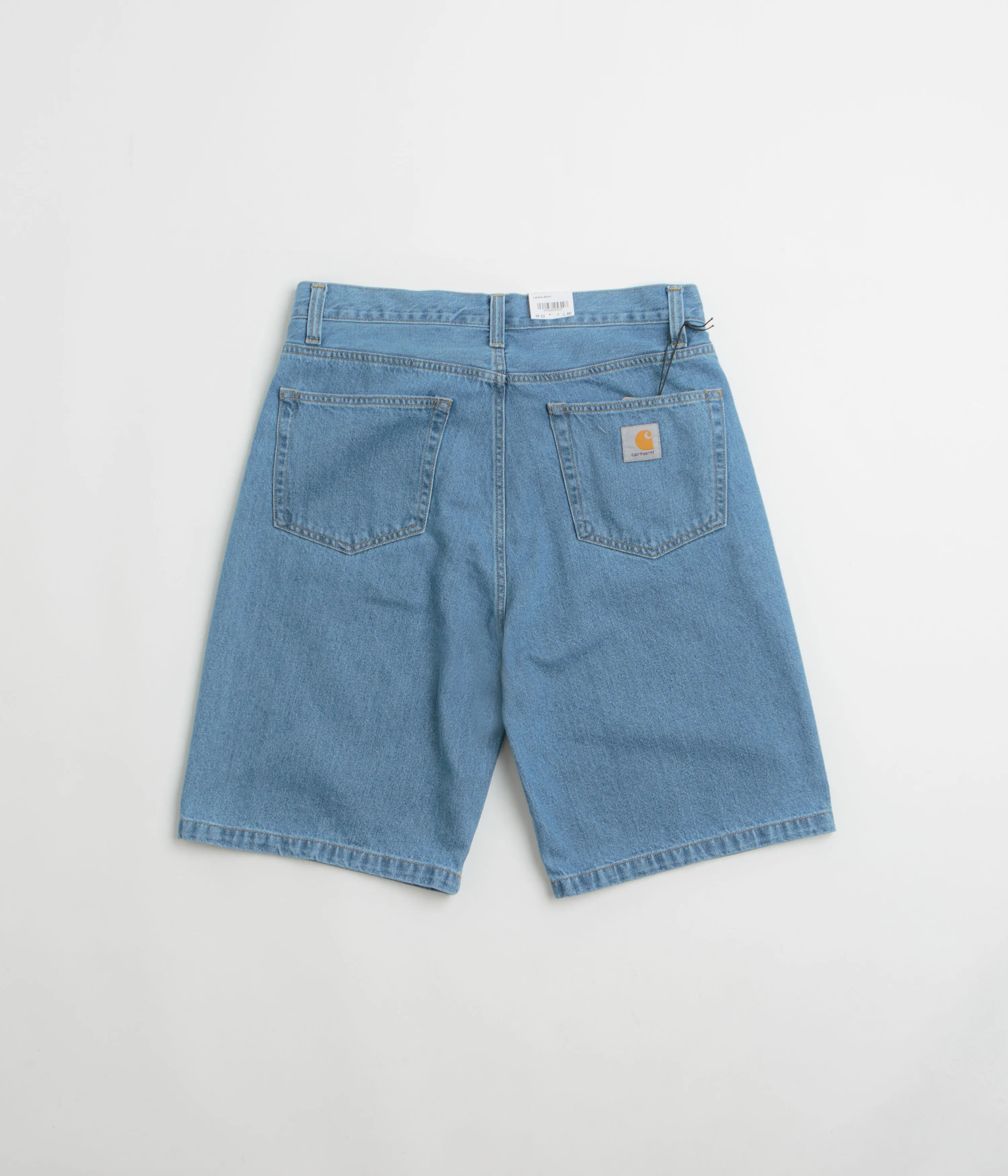 Carhartt Landon Shorts - Blue Heavy Stone Wash