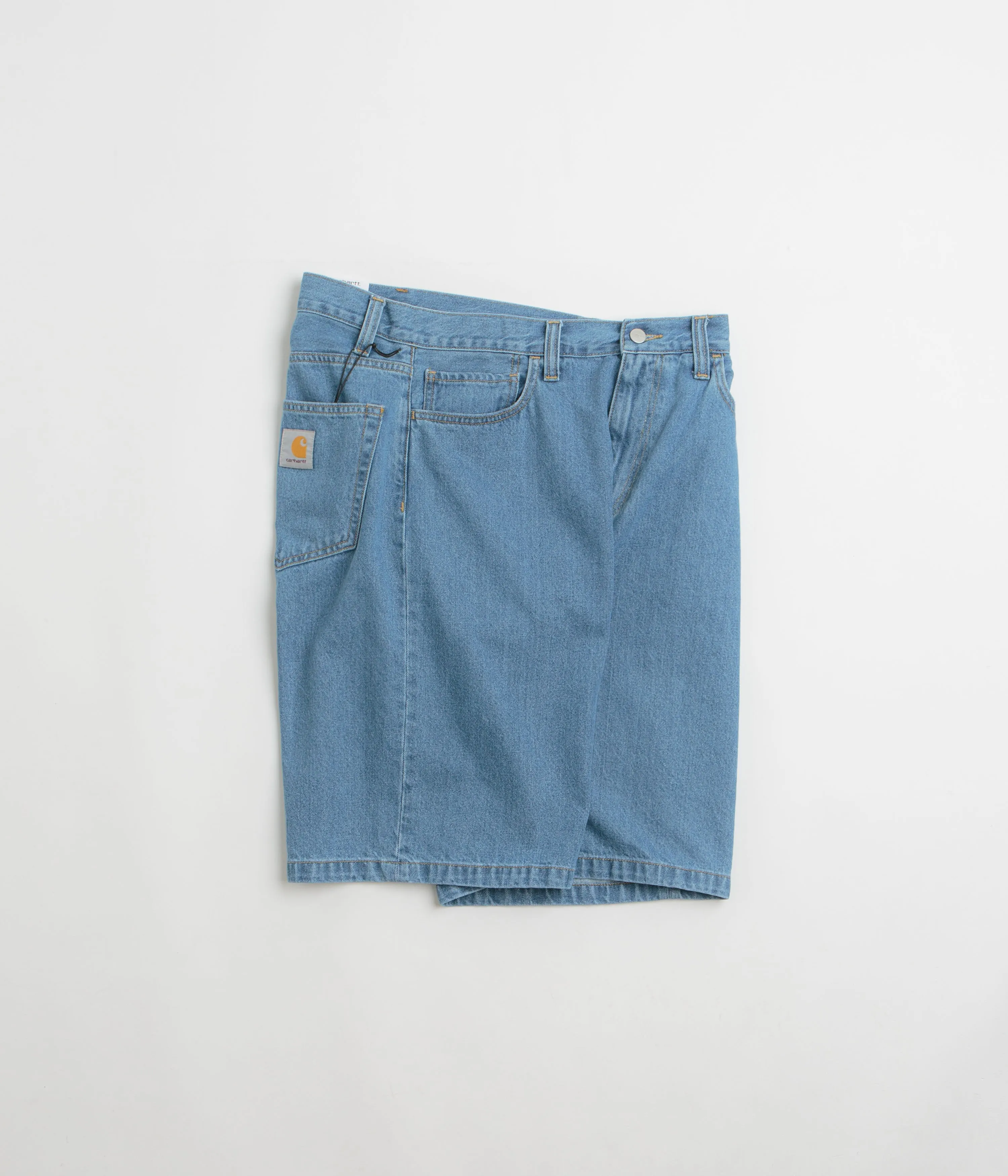 Carhartt Landon Shorts - Blue Heavy Stone Wash