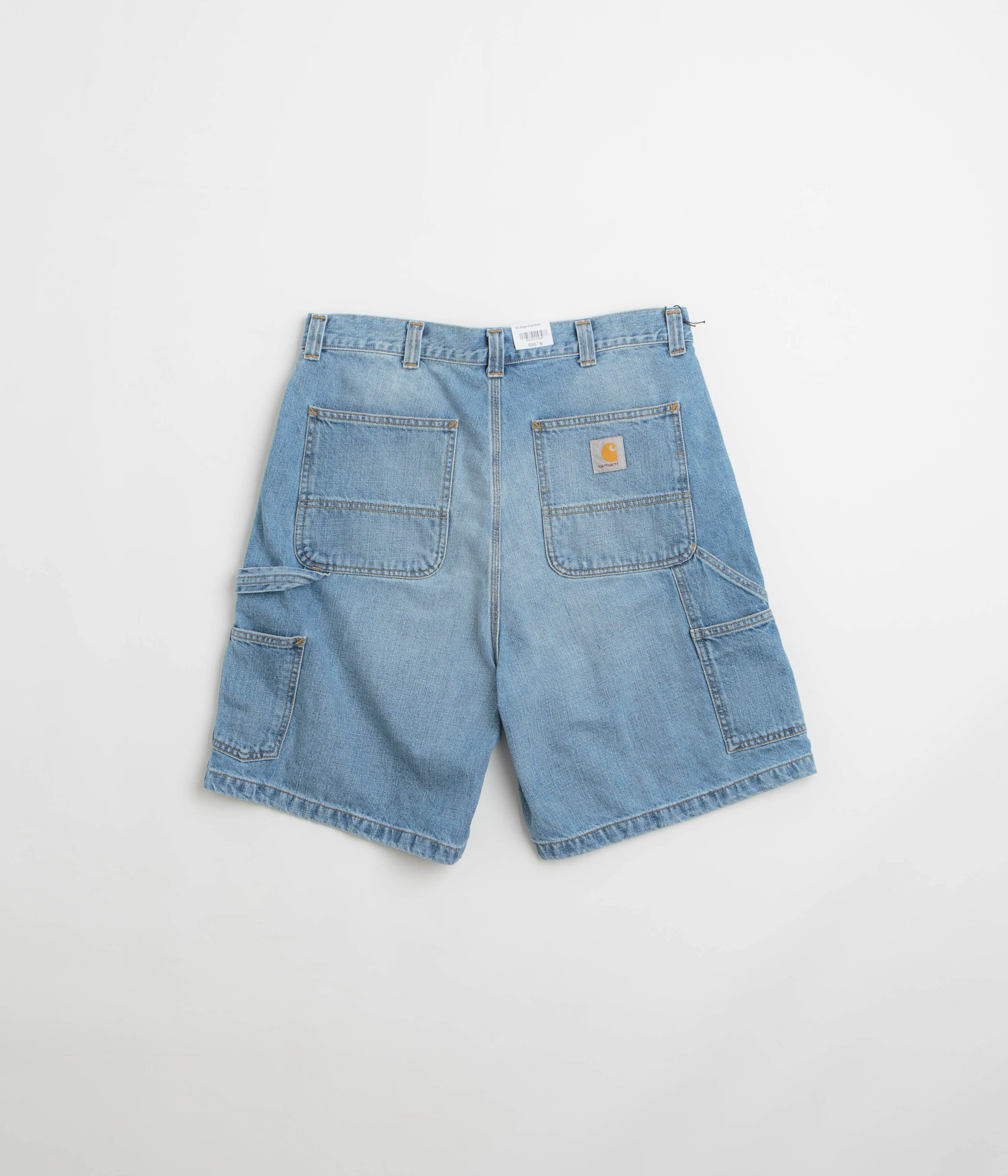 Carhartt OG Single Knee Shorts - Blue Burst Washed
