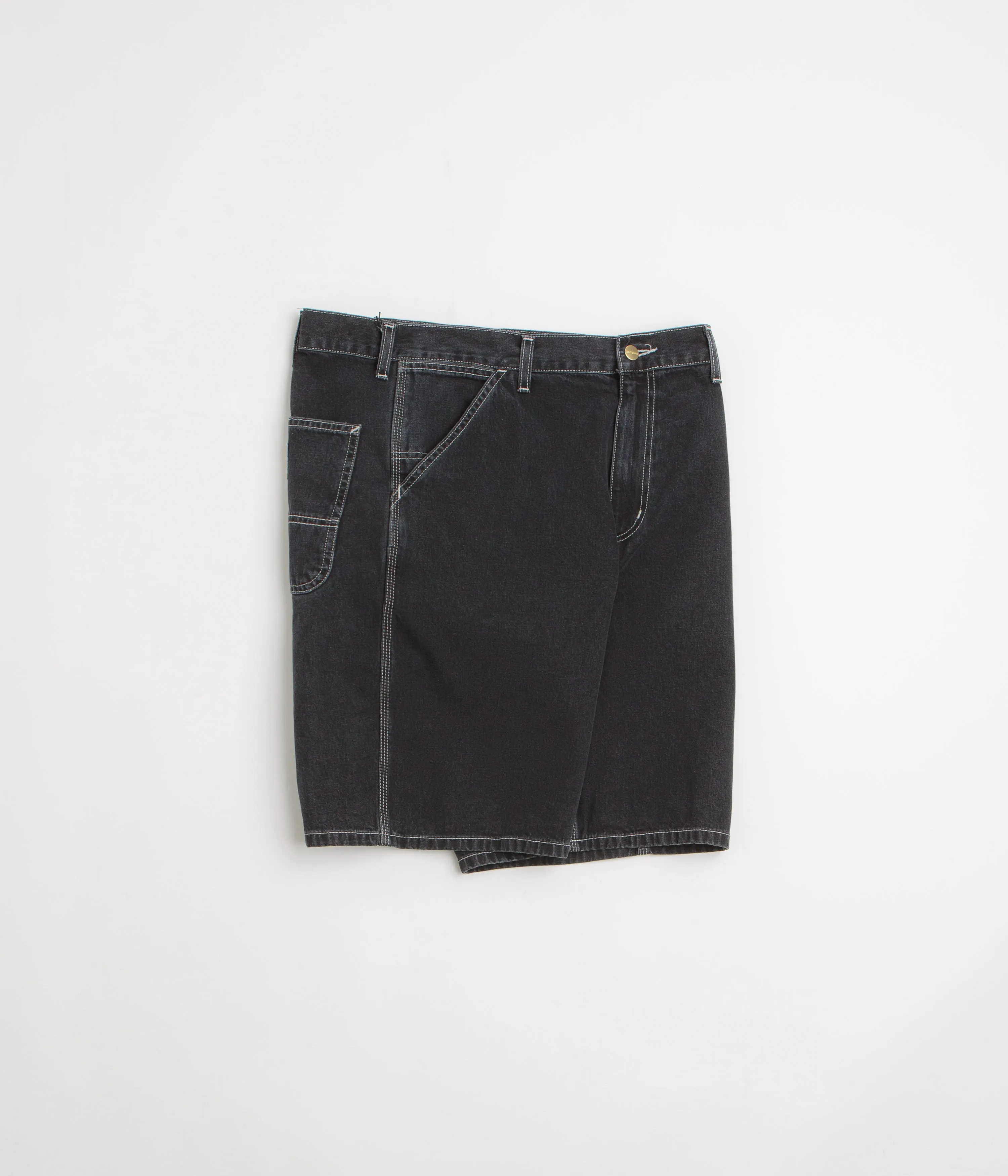 Carhartt Simple Shorts - Black Stone Washed