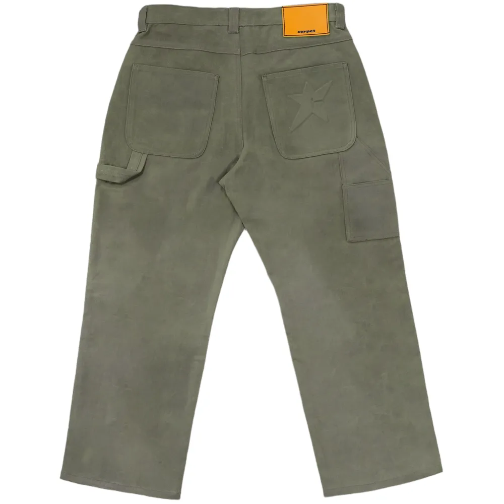 Carpet Embossed Work Pant // Sage