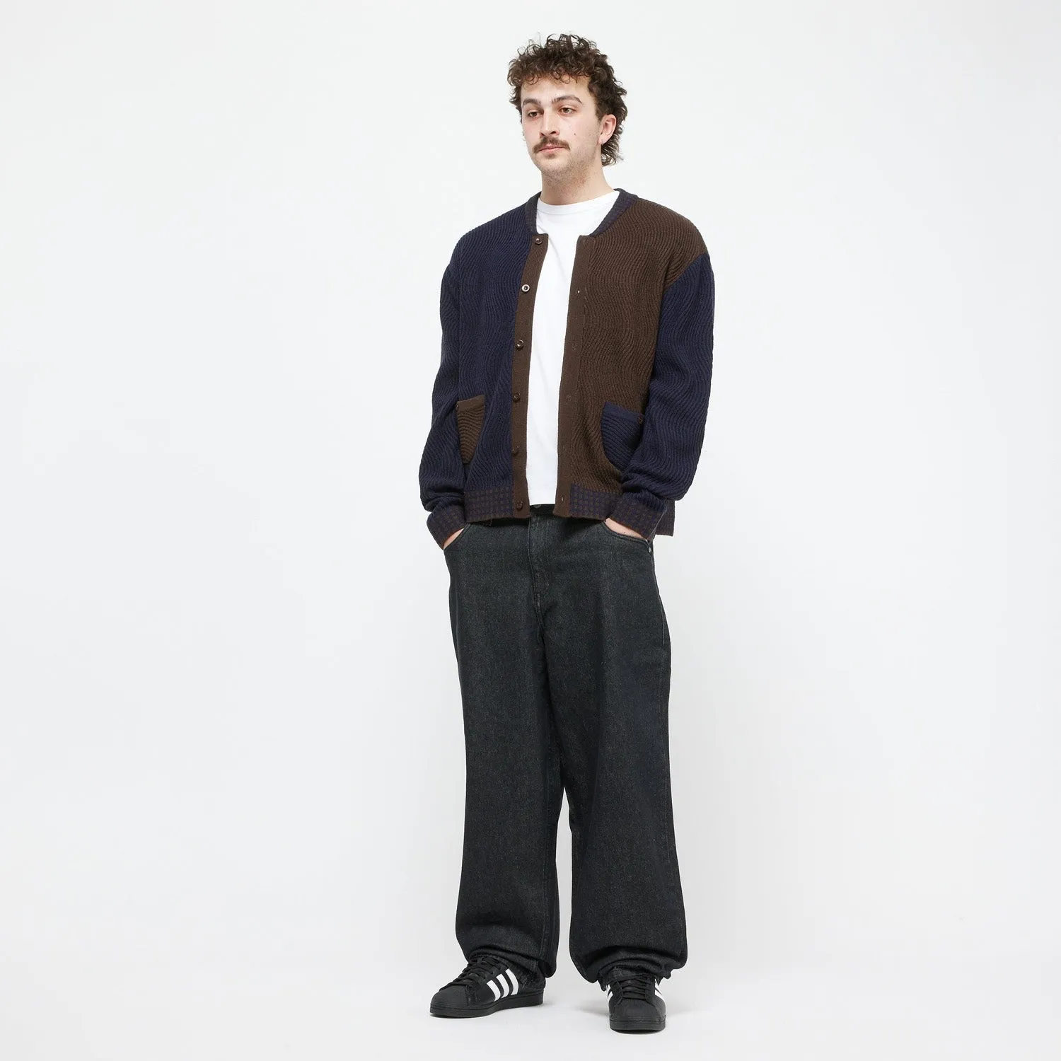 Dime Classic Baggy Denim Pants Black Washed
