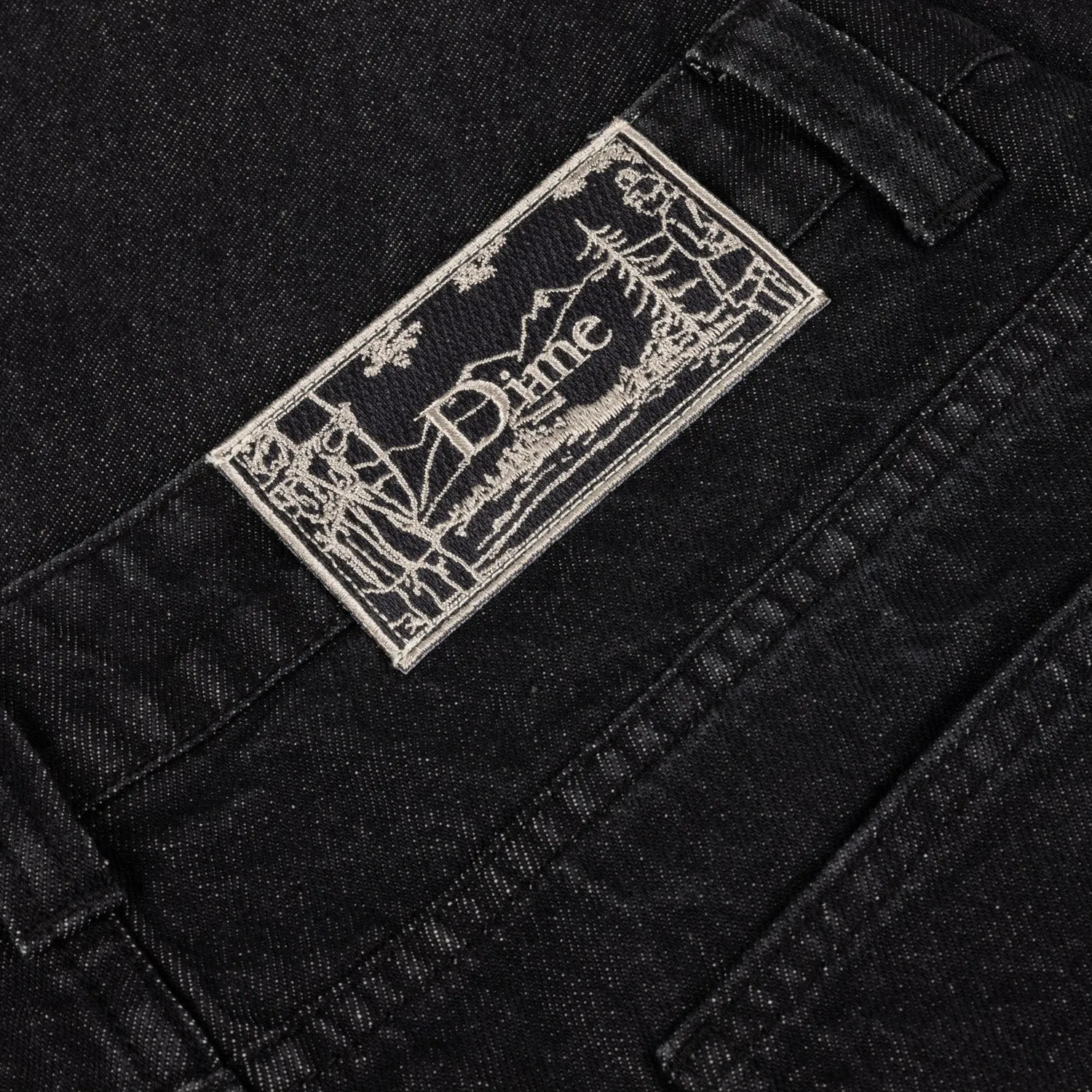 Dime Classic Baggy Denim Pants Black Washed