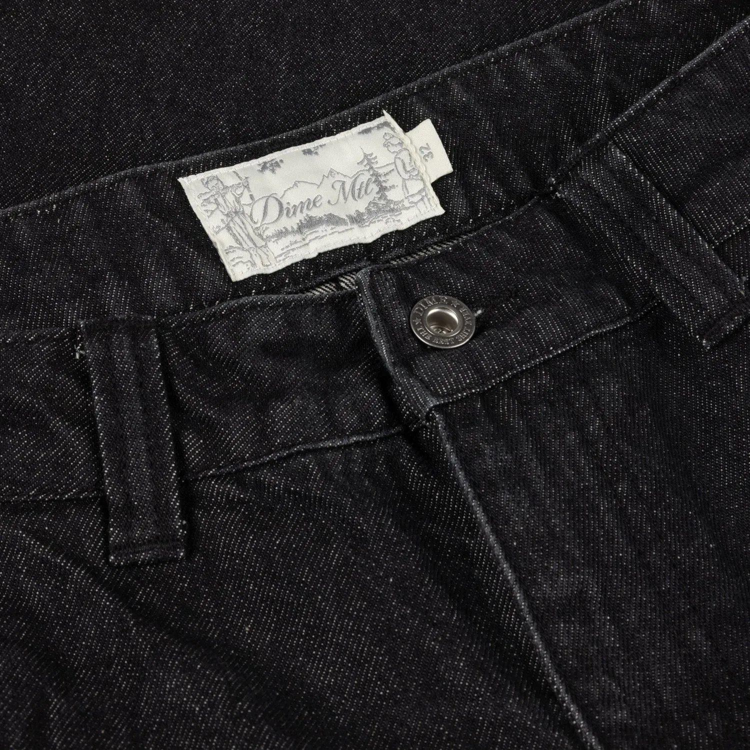 Dime Classic Baggy Denim Pants Black Washed