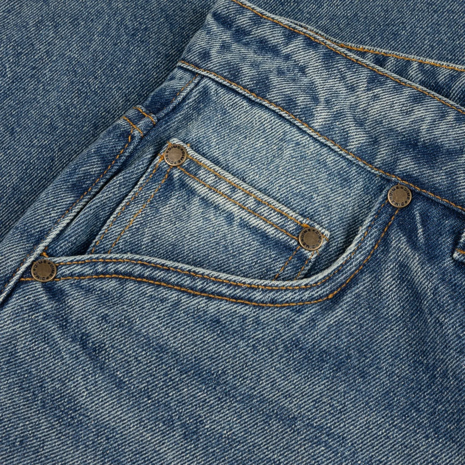 Dime Classic Baggy Denim Pants Sandblasted Indigo