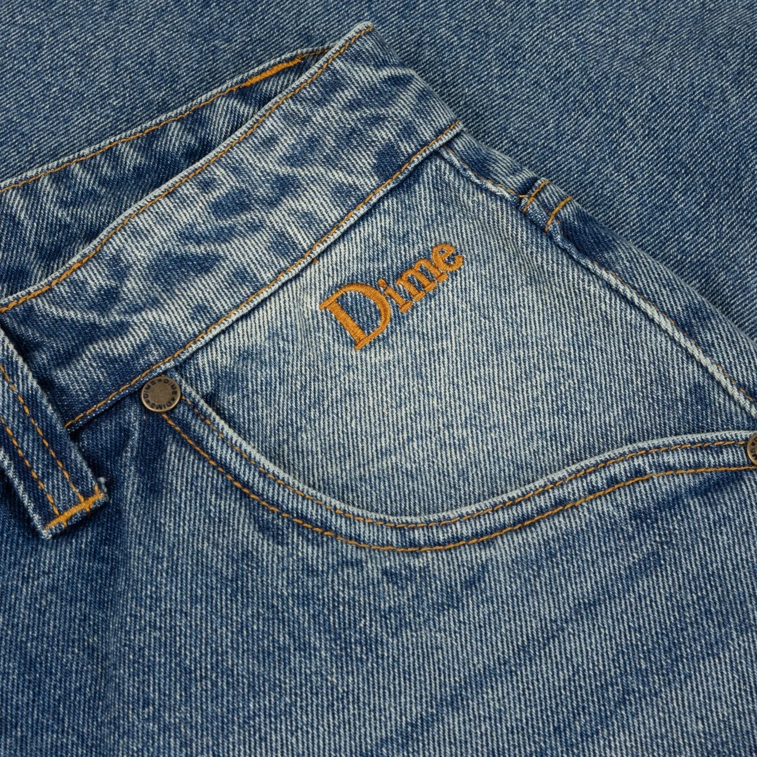 Dime Classic Baggy Denim Pants Sandblasted Indigo