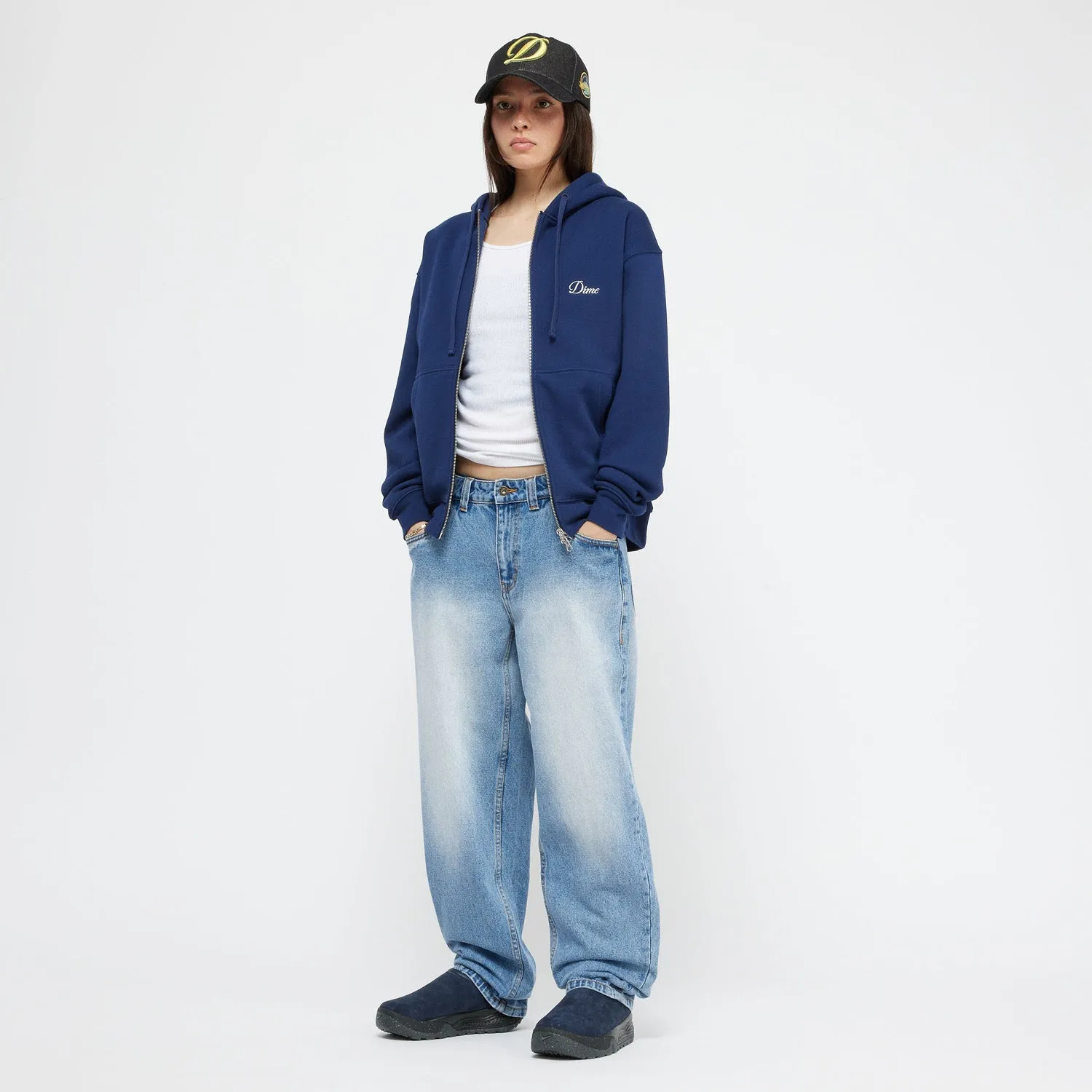 Dime Classic Relaxed Denim Pants Sandblasted Blue