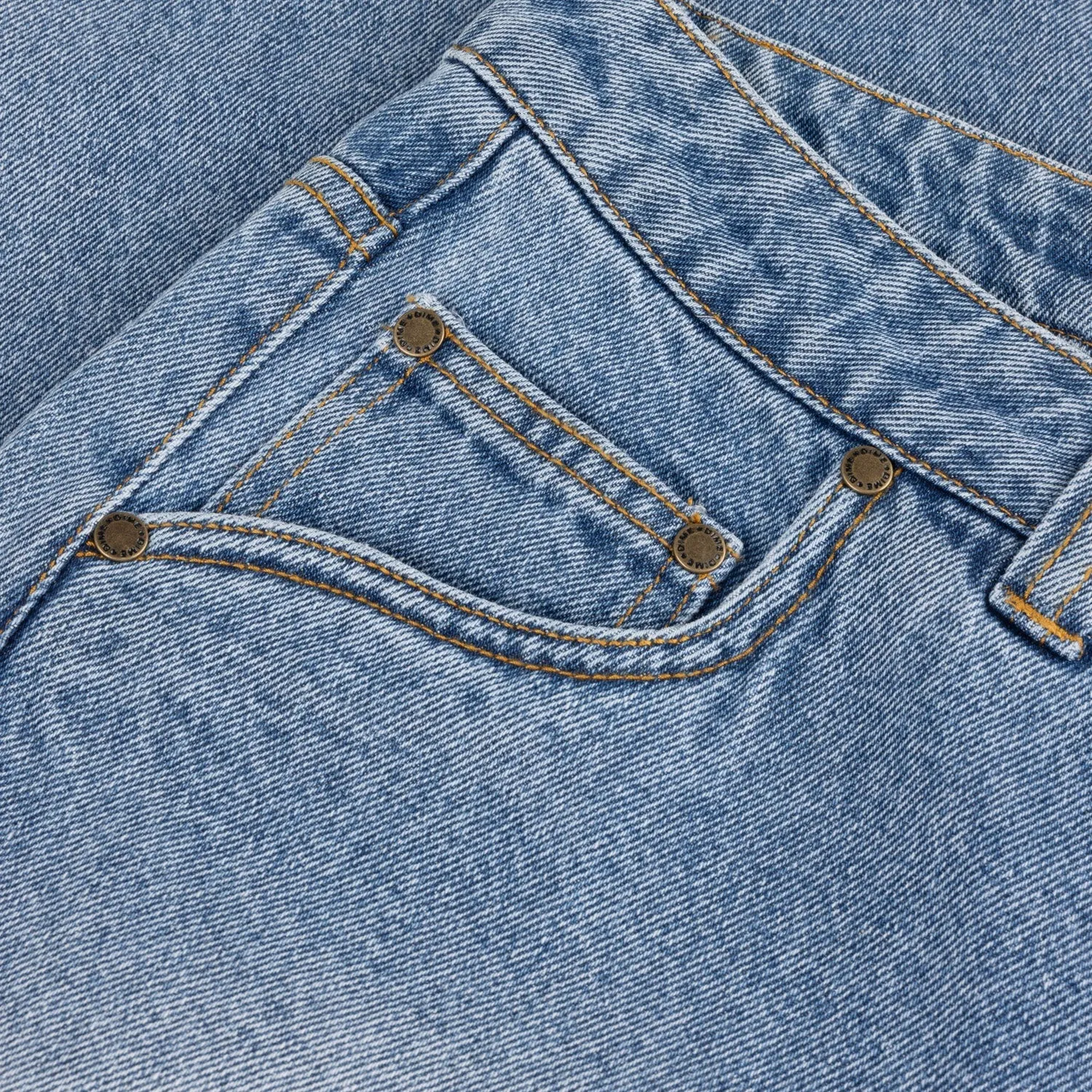 Dime Classic Relaxed Denim Pants Sandblasted Blue