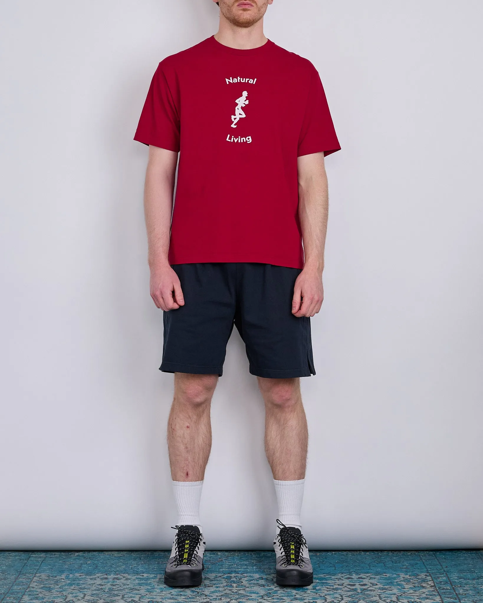 District Vision Living Cotton T-Shirt Red