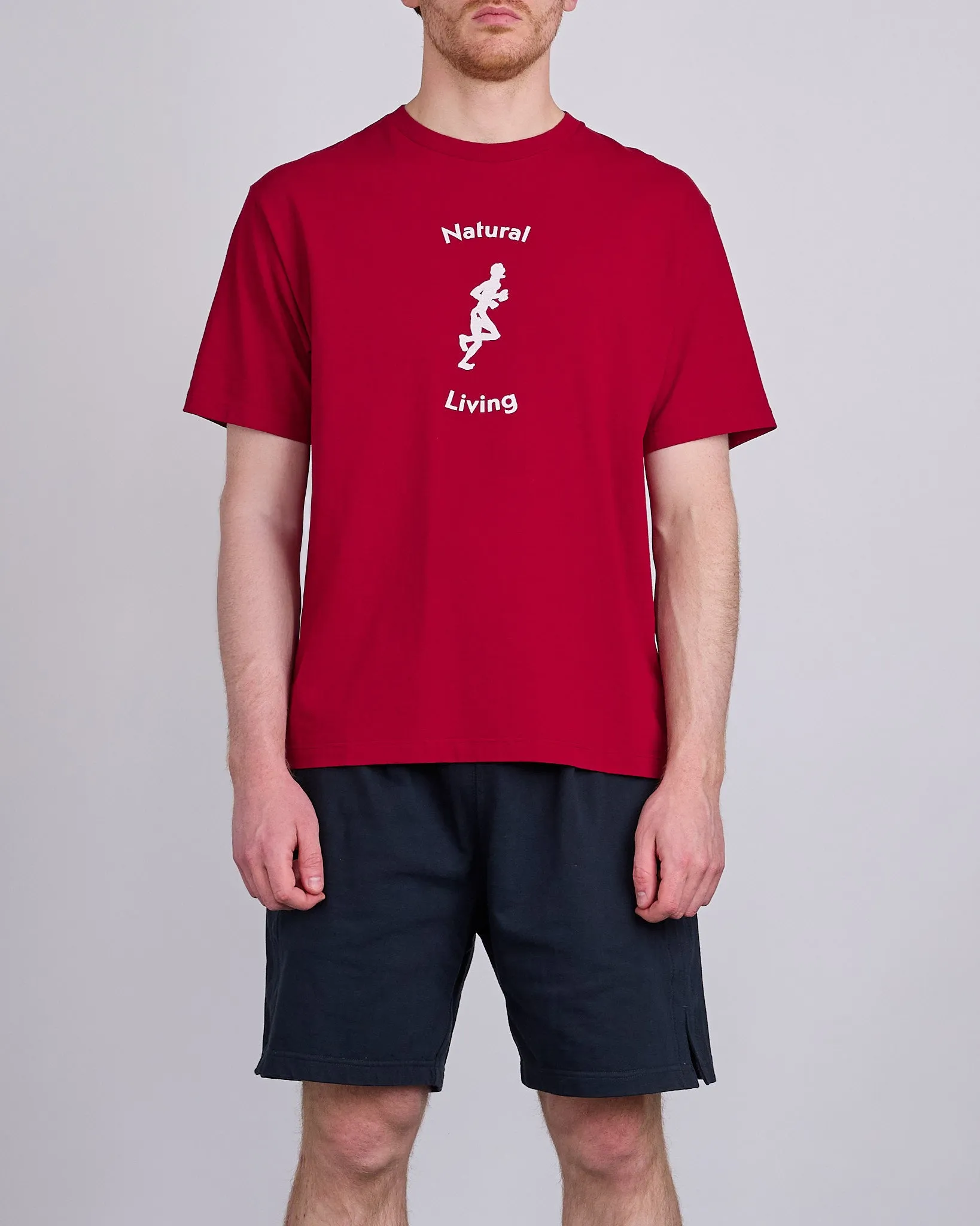 District Vision Living Cotton T-Shirt Red