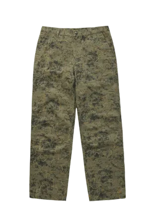Embroidered Camp Pant