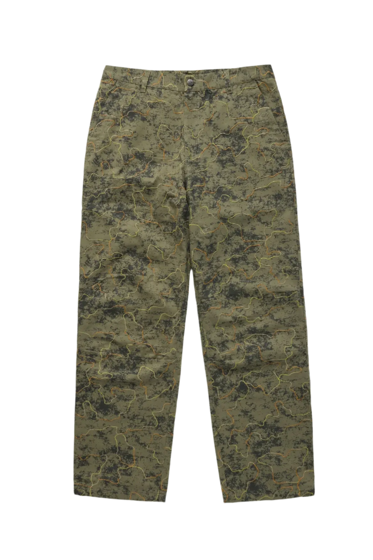 Embroidered Camp Pant