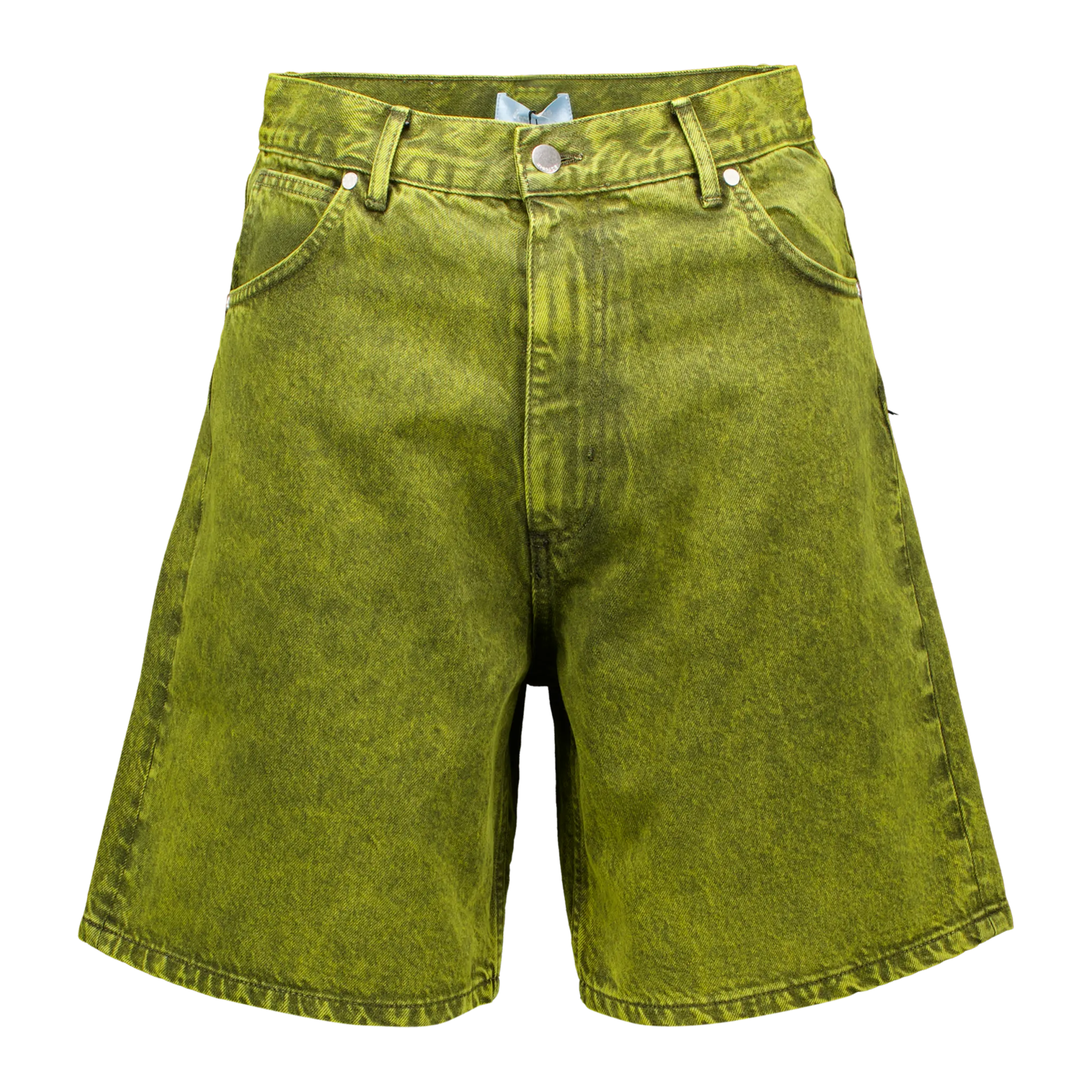 Embroidered Dove @ Back Denim Shorts