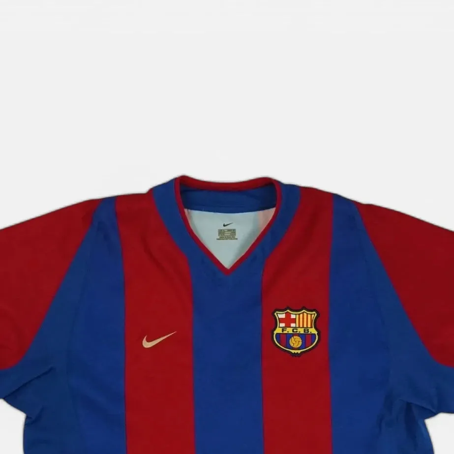 Fc Barcelona 2003-2004 Nike Home Jersey (XL)
