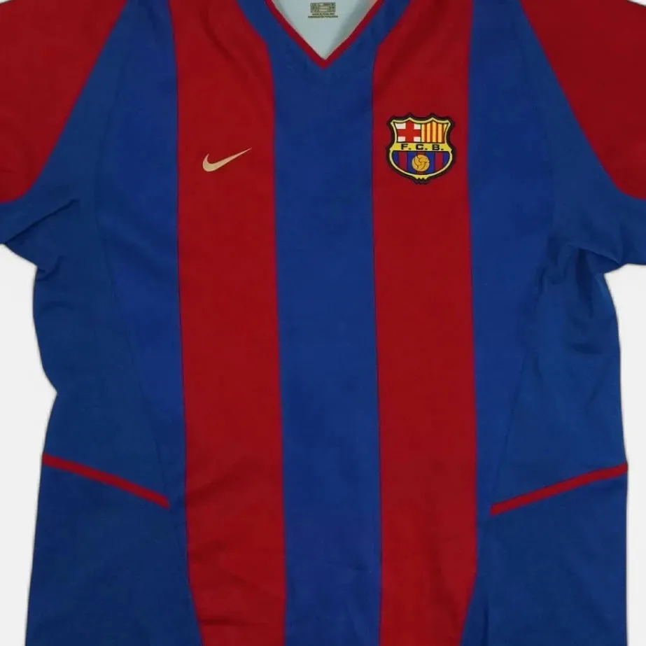 Fc Barcelona 2003-2004 Nike Home Jersey (XL)