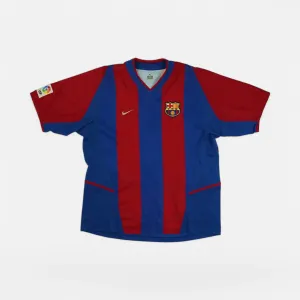 Fc Barcelona 2003-2004 Nike Home Jersey (XL)