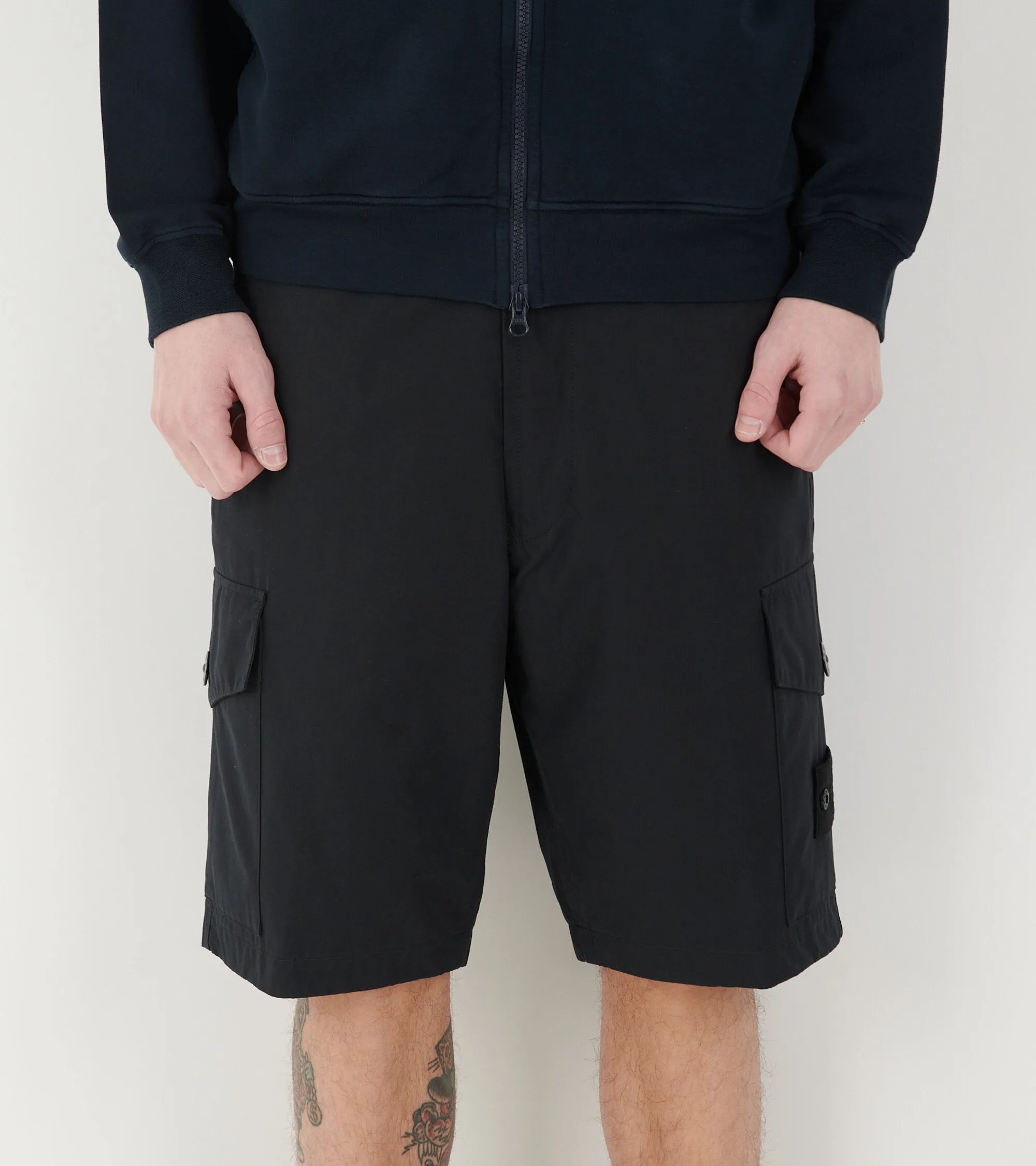 Ghost Bermuda Cotton Shorts Black