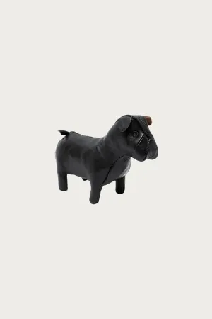 Handcrafted Horsehide Animals (Small Size) - Bulldog